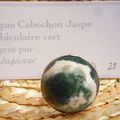 Cabochon Jaspe Orbiculaire vert