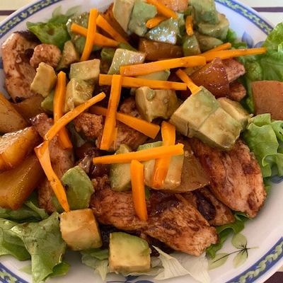 Salade au poulet tandoori