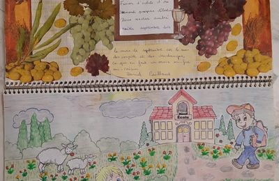 Cahier créatif...mois de septembre...