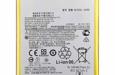 Batterie Motorola KZ50 pour Motorola Moto G Power XT2041 (4700mAh,3.8V)