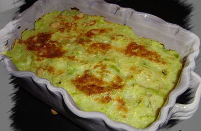 Gratin de blé aux tomates et courgettes