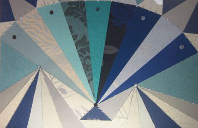Tableaux crazy patchwork de papier peint