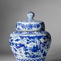 Ming dynasty B&W porcelain sold at Bonhams New York, 15 September 2025