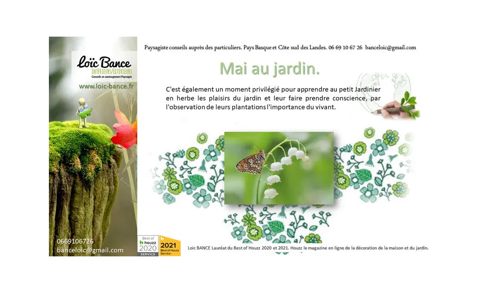 👨‍🌾 Mai 2025 au jardin par Paysagiste Pays Basque Paysagiste Landes.