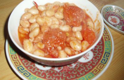 Soupe de haricots blancs au chorizo