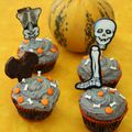 Cupcakes noirs pour Halloween