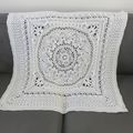 Couverture au crochet style mandala