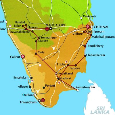 De Bangalore à Chennai