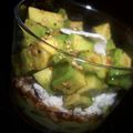 Verrine avocat-feta