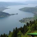 Le lac d'Annecy vu d'en haut