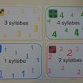 1,2,3,4 syllabes