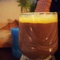 Mousse au chocolat au lait et gingembre