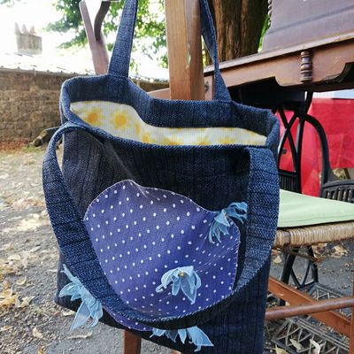 Sac façon tote bag doublé