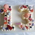 Number cake 13 & letter cake A