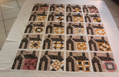 maisons quilt fini et un tuto de plus