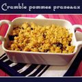 Crumble pommes pruneaux