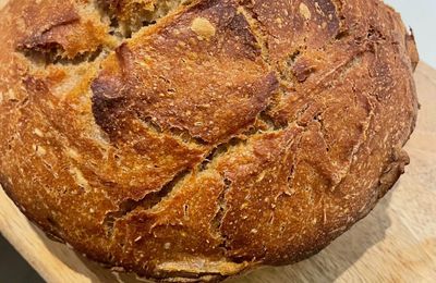 Pain au levain, cuisson en cocotte