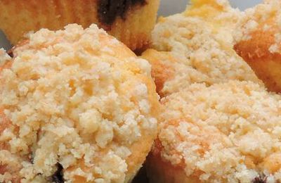 Muffins Crumble à la confiture ou au Nutella