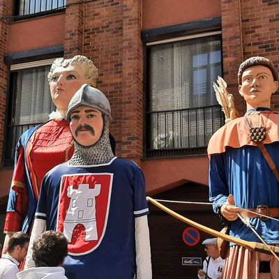 Madame Goliath marraine du Géant L’Arbalétrier de Tournai