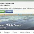 Rejoindre la page Facebook d'Alicia France : L'actu de France et d'ailleurs 