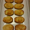 Madeleines pommes cannelle citronnées