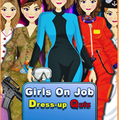 Jeu mobile Girls on Job : Dress On Quiz