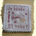 Je brode.... et vous?