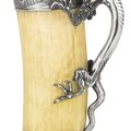 An American silver-mounted Chinese style tusk ewer, Tiffany & Co., New York, dated 1880