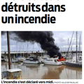 Incendie de bateaux