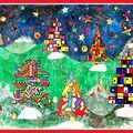 La petite forêt des sapins d'artistes 