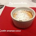 Gratin ananas-coco