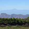 VUE SUR LE MONT TEIDE, TENERIFE, DEPUIS L'ÎLE DE GRAN CANARIA.