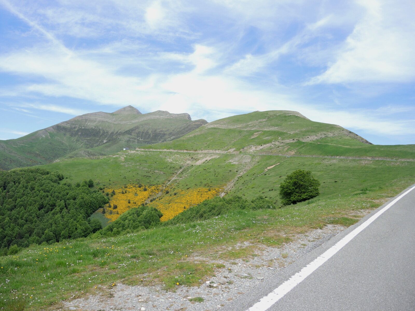Port de Larrau, côté espagnol, vue sur Pic d'Orhy (Espagne)