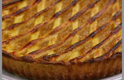 Tarte grillagée à l'abricot