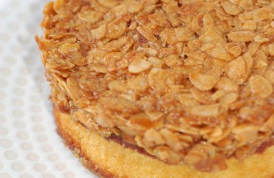 TOSCAKAKA ... Gâteau Suédois aux Amandes Caramélisées au Beurre Salé