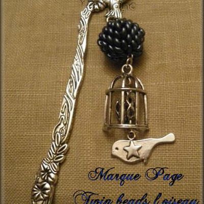 Marque Page Twins bead
