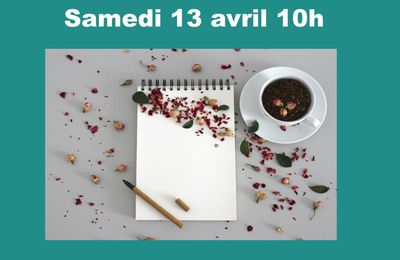 ATELIER D'ECRITURE A LA MEDIATHEQUE DU PEAGE DE ROUSSILLON CE SAMEDI MATIN DE 10 HEURES A 12 HEURES 30.