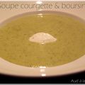 Soupe courgette & boursin