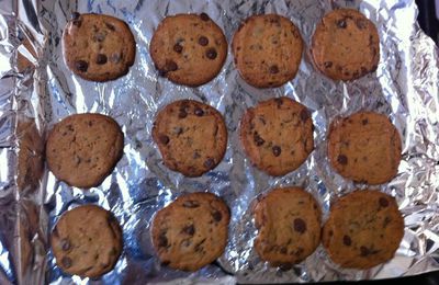 Recette de Cookies nature au pépite de chocolat !