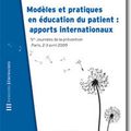 Modèles et pratiques en éducation du patient : apports internationaux