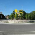 Rond-point à Etzgen (Suisse)