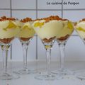 Verrine de mascarpone et ananas parfumé à la vanille