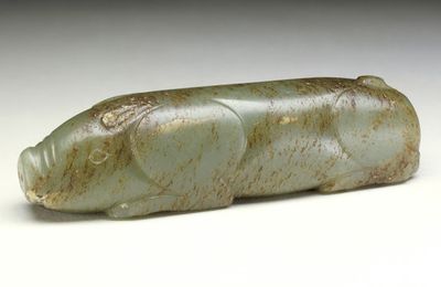 Pig, Han dynasty, 206 B.C.- A.D. 220