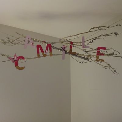 Baptême de Camille - la déco