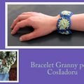 Bracelet granny porté