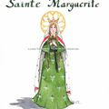 Aquarelle de sainte Marguerite d'Ecosse (2è ed)