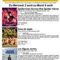 Programme cinétoile à Toucy du 2 Août au 8 août 2023