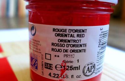 Rouge d'orient, à l'origine