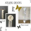 Ateliers créatifs - Avril 2018