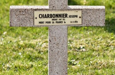 CHARBONIER Joseph (Saint-Denis-de-Jouhet) + 12/02/1919 Hagueneau (67)